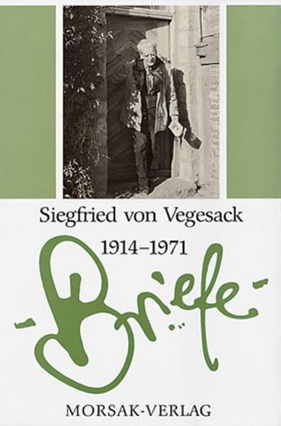 Cover von Briefe Siegfried von Vegesack 1914-1971