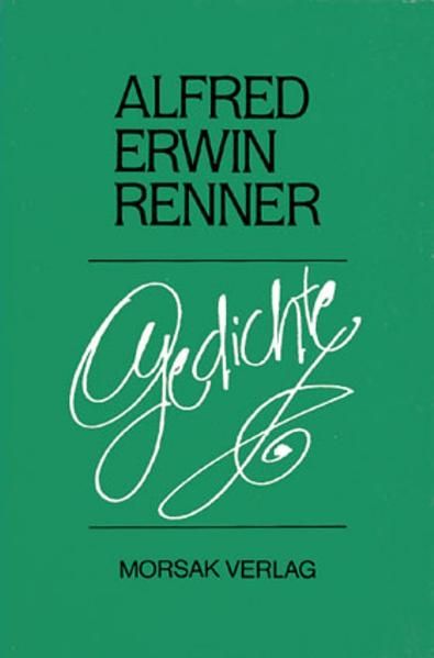 Cover von Gedichte von Alfred Erwin Renner