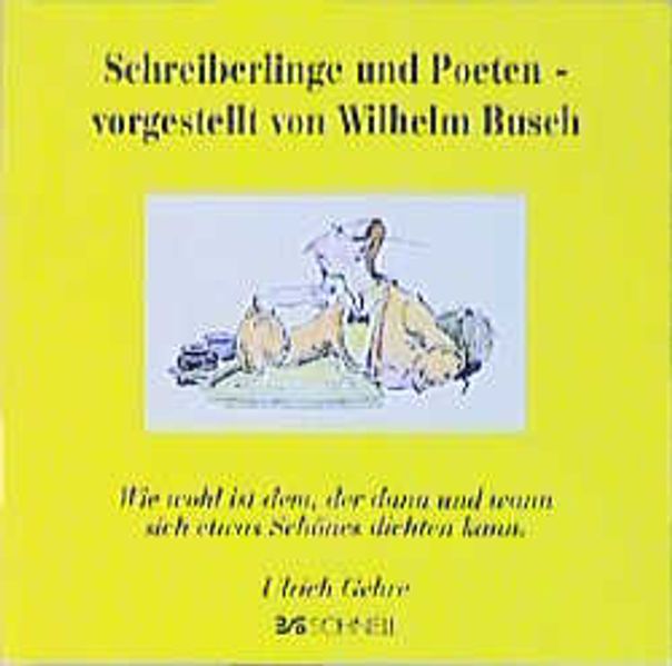 Cover von Schreiberlinge und Poeten – vorgestellt von Wilhelm Busch