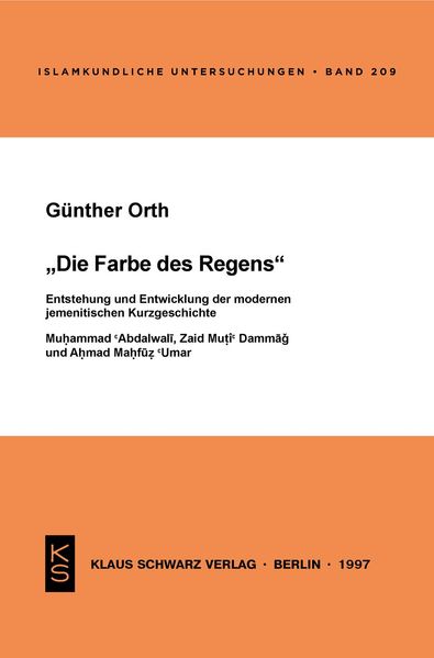 Cover von Die Farbe des Regens