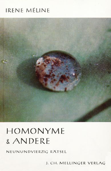 Cover von Homonyme und andere – 49 Rätsel