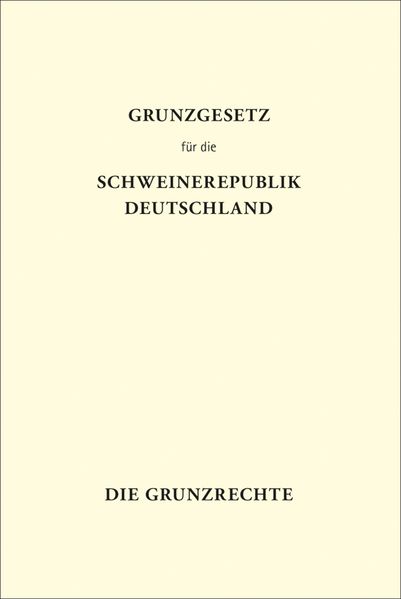 Cover von Grunzgesetz