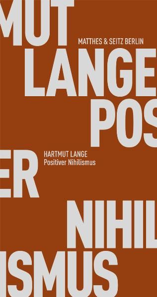 Cover von Positiver Nihilismus