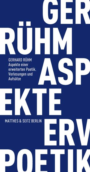 Cover von Aspekte einer erweiterten Poetik