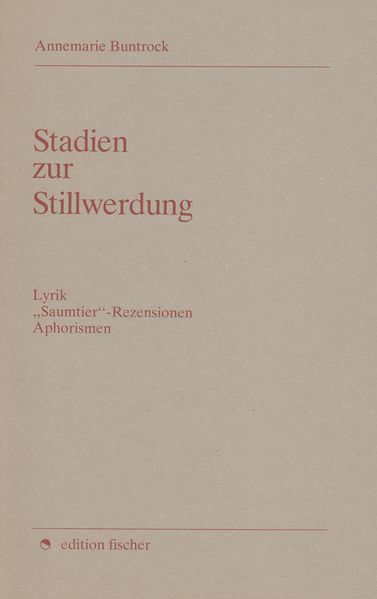 Cover von Stadien zur Stillwerdung