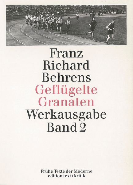 Cover von Geflügelte Granaten. Gedichte, Gedanken, Sportstrophen, Kriegsberichte, Feldtagebücher