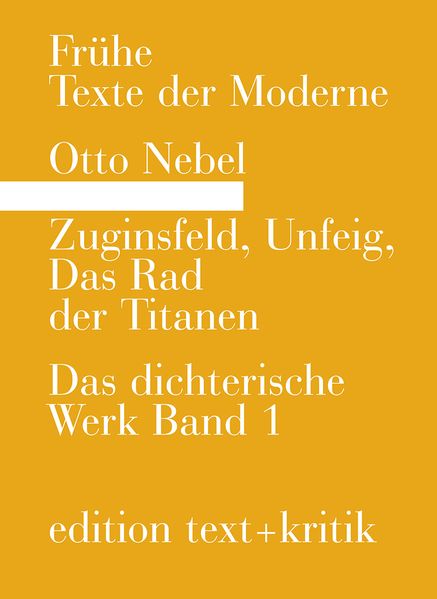 Cover von Buchpaket: Otto Nebel. Das dichterische Werk
