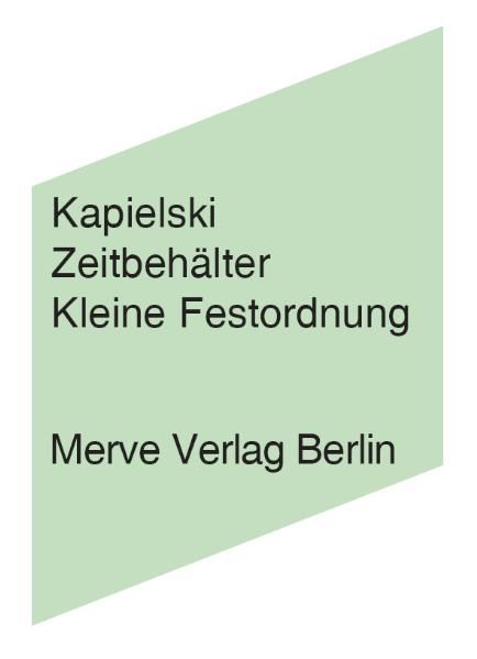 Cover von Zeitbehälter
