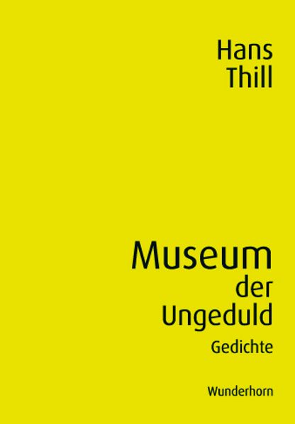 Cover von Museum der Ungeduld
