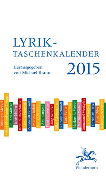 Cover von Lyrik-Taschenkalender 2015