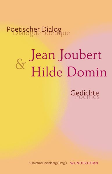 Cover von Poetischer Dialog: Jean Joubert & Hilde Domin
