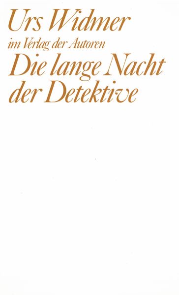 Cover von Die lange Nacht der Detektive