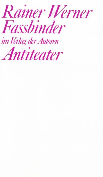 Cover von Antiteater