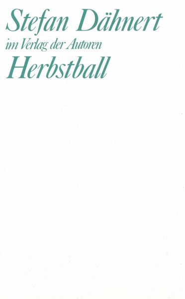Cover von Herbstball