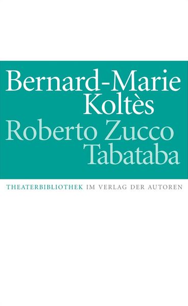 Cover von Roberto Zucco / Tabataba