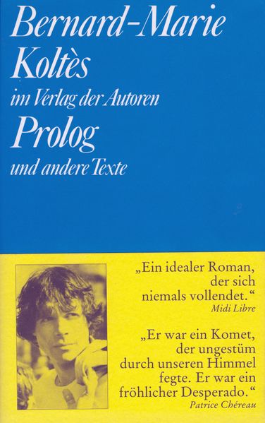 Cover von Prolog und andere Texte