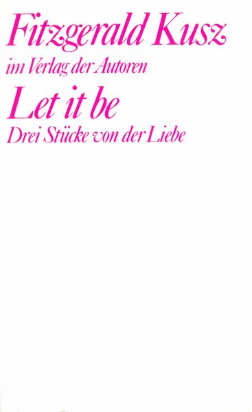 Cover von Let it be