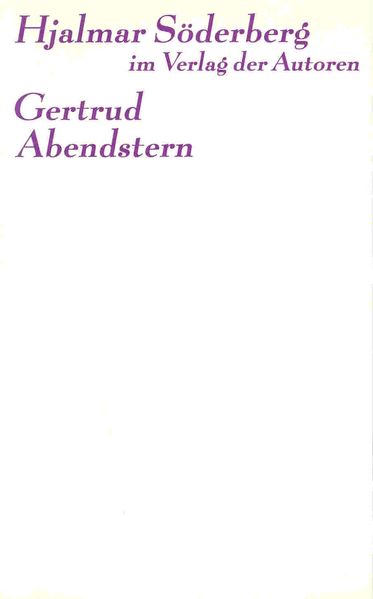 Cover von Gertrud /Abendstern