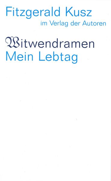 Cover von Witwendramen / Mein Lebtag