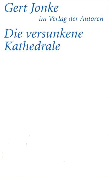 Cover von Die versunkene Kathedrale und anderes