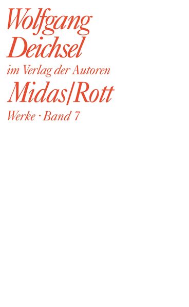 Cover von Midas. Nachtstücke / Rott. Das Monster im Verhör