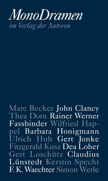 Cover von MonoDramen