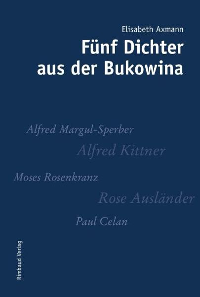 Cover von Fünf Dichter aus der Bukowina