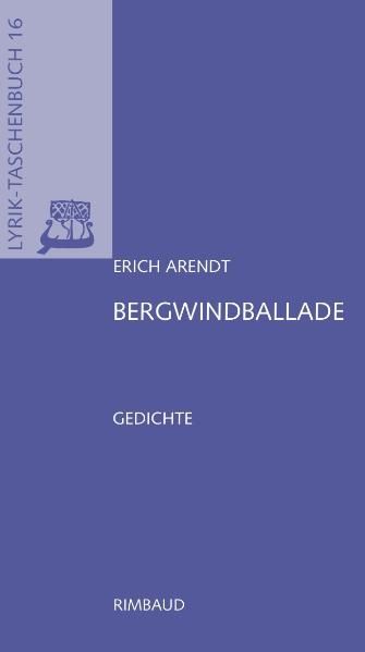 Cover von Sämtliche Gedichte / Bergwindballade