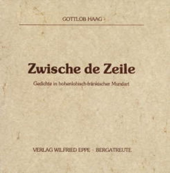 Cover von Zwische de Zeile