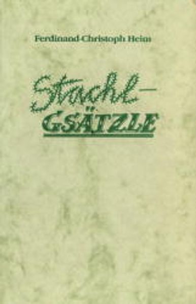 Cover von Stachl-Gsätzle