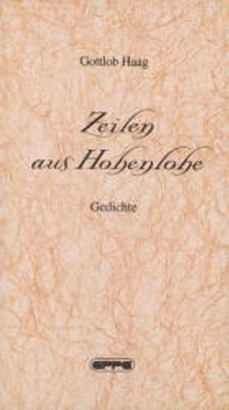 Cover von Zeilen aus Hohenlohe