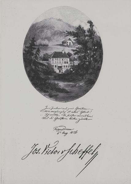 Cover von J. V. von Scheffel in Bad Rippoldsau