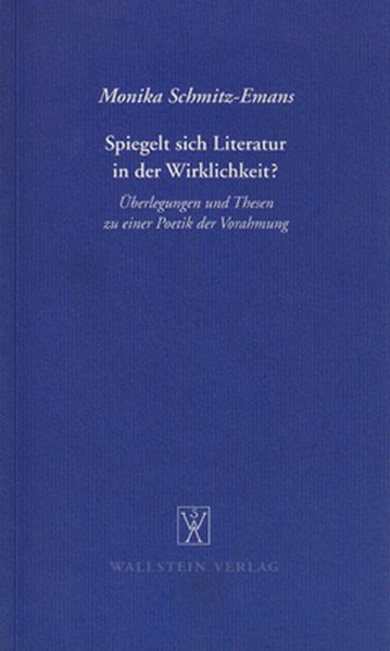 Cover von Spiegelt sich Literatur in der Wirklichkeit? Überlegungen und Thesen zu einer Poesie der Vorahnung
