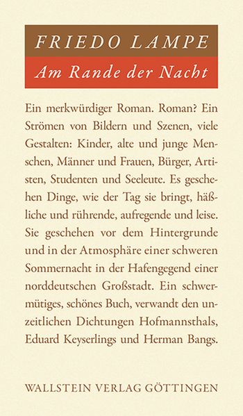 Cover von Am Rande der Nacht