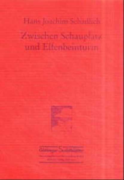 Cover von Zwischen Schauplatz und Elfenbeinturm