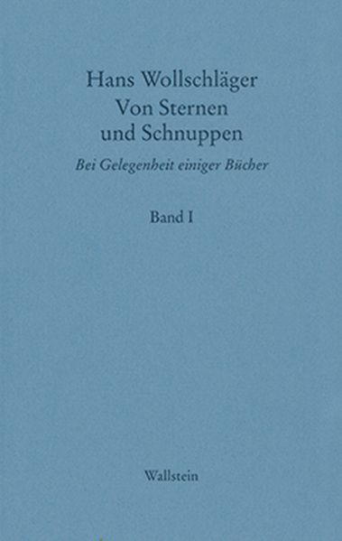 Cover von Schriften in Einzelausgaben / Von Sternen und Schnuppen