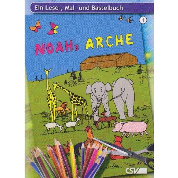 Cover von Mal- und Lesebuch: Noah´s Arche