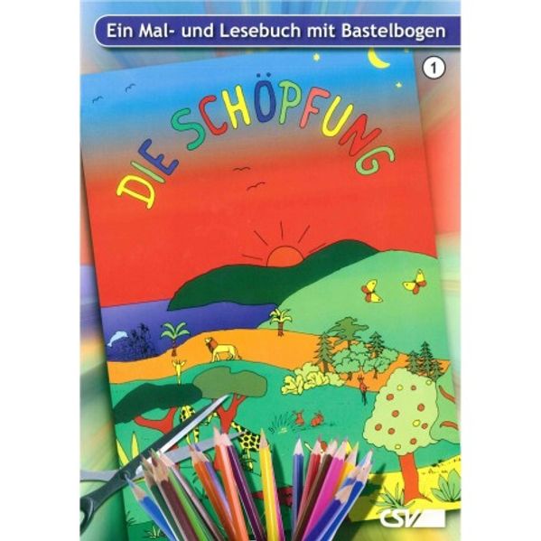 Cover von Mal- und Lesebuch: Die Schöpfung