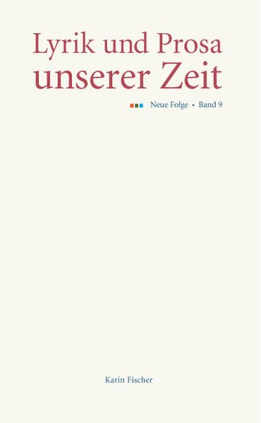 Cover von Lyrik und Prosa unserer Zeit. Neue Folge. Band 9