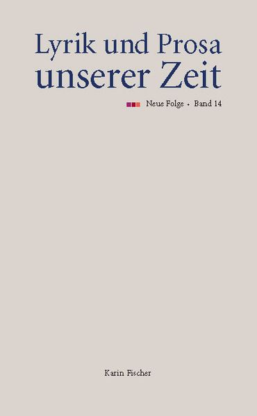 Cover von Lyrik und Prosa unserer Zeit. Neue Folge. Band 14