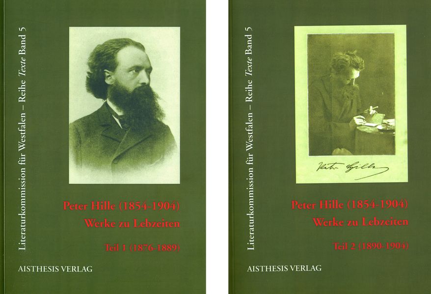 Cover von Peter Hille (1854-1904) – Werke zu Lebzeiten