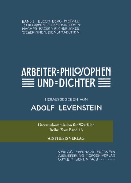 Cover von Arbeiter-Philosophen und -Dichter