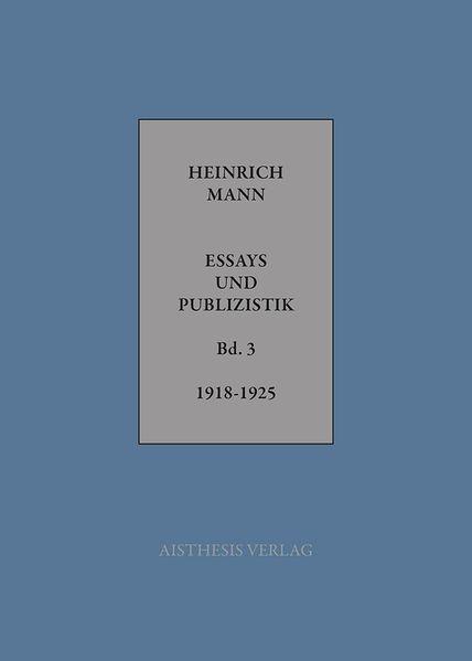 Cover von Essays und Publizistik