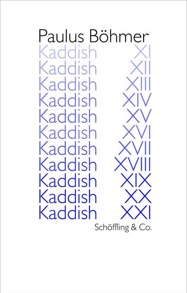 Cover von Kaddish XI – XXI