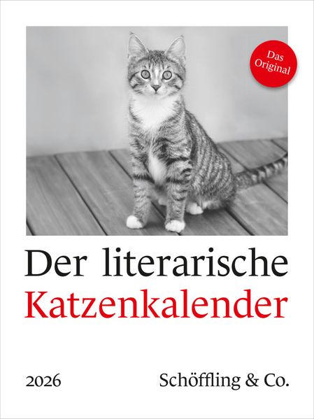 Cover von Der literarische Katzenkalender 2026