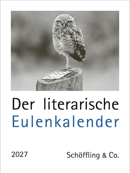 Cover von Der literarische Eulenkalender 2027