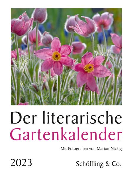 Cover von Der literarische Gartenkalender 2023