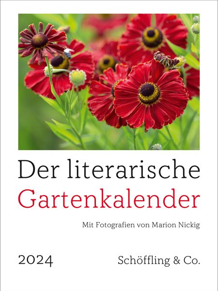 Cover von Der literarische Gartenkalender 2024