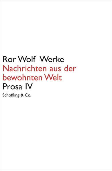 Cover von Ror Wolf Werke / Nachrichten aus der bewohnten Welt