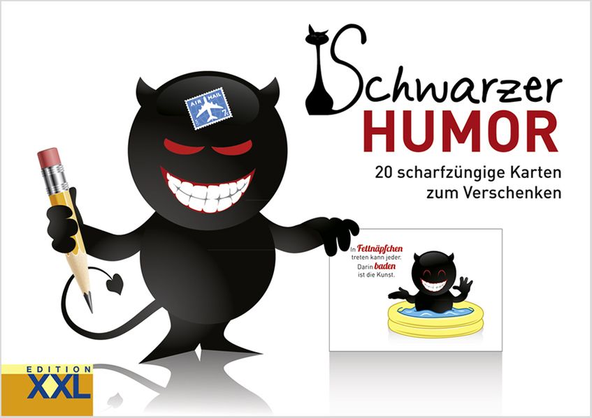 Cover von Schwarzer Humor – Geschenkkartenbuch